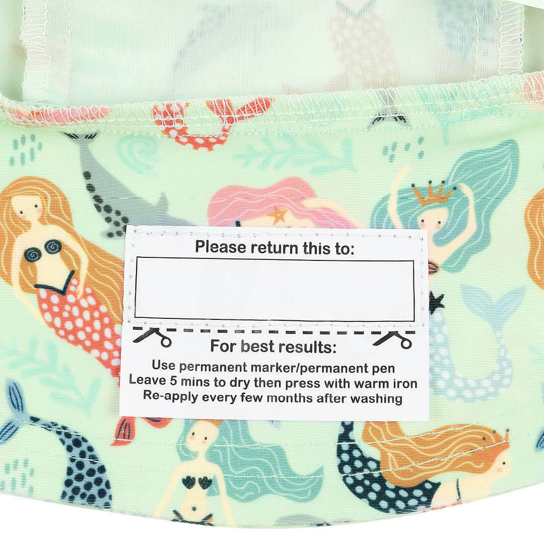 Mermaid Ponytail Swim Bucket Hat