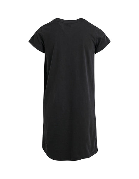 Sierra Tee Dress in Washed Black