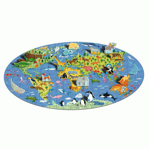 The World Of Animals Puzzles - 200pcs