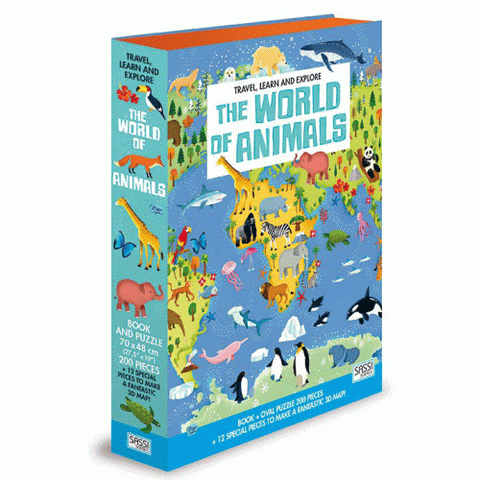 The World Of Animals Puzzles - 200pcs